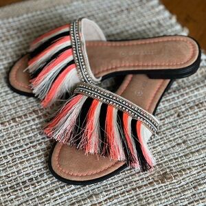 Summer Fashion Fringe Sandals NWT
